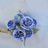 Flores Artificiais Austin de Sete Cabeças, Flores Artificiais Realistas para Arranjo de Cena, Decorações de Flores Artificiais Prontas, Alta Qualidade e Realistas