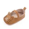 Zapatos Nuevos para Bebé y Niño Pequeño Zapatos Lindos de Dibujos Animados de Princesa para Niña de 0 a 1 Año Suela Suave Zapatos Pequeños de Cuero PU M22-11