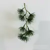 Planta de simulación transfronteriza multi-cabeza pino de bienvenida árbol de Navidad colgante de pared adornos decorativos de ratán accesorios de planta acuática de plástico