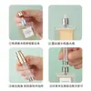 Botella de Relleno de Perfume de 10 ml con Relleno Inferior, Botella de Perfume Portátil de Cuero de Relleno Directo, Botella Vacía Pequeña de Muestra para Relleno de Viaje