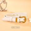 Cinturón de Cuero Genuino para mujer jeans cinturón de primera capa cinturón versátil para pantalones pequeños invierno nuevo mujer delgado decorativo niñas