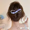 Pinza de pelo elegante para mujer, pinza de torsión de alta gama para la parte posterior de la cabeza, pasador floral, accesorio para el cabello, pinza de pico de pato