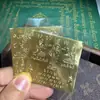 Amuletos Budistas Tailandeses, Piezas de Talismán de Ocho Sutras, Amuletos de Buda del Templo Luang Phor Ben, Auténticos Amuletos de Templo de Tailandia
