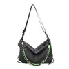 Bolso Cruzado Grande de Cuadros Casual Versátil de Moda para Mujer, Bolso de Tela Elegante para el Trabajo y los Viajes Diarios, Bolso de Hombro Único