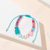 Pulsera de Oso Estilo Étnico Colorido Letra Arcilla Suave Hecha a Mano Cuerda Ajustable Joyería Transfronteriza Europea y Americana