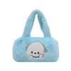 Bolso de Mano de Peluche Pequeño Estilo Japonés Ins de Dibujos Animados para Mujer, Lindo y Versátil, para Salir y Viajar en Otoño e Invierno