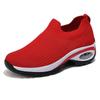 Zapatos para Mujer con Amortiguación de Aire Primavera/Verano 2026 Malla Fly-Knit Zapatos Mecedora para Mujer, Zapatos Gruesos Tipo Mamá, Zapatos Tipo Calcetín de Gran Tamaño Transfronterizos para Mujer