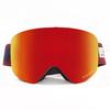 Gafas de Esquí Magnéticas Sin Marco Cilíndricas, Doble Capa Antivaho y Anti-UV, Gafas para Montañismo y Esquí al Aire Libre