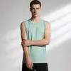 Chaleco Deportivo Holgado para Hombre Modal Fresco Transpirable de Hombros Anchos Sin Mangas Ropa de Fitness Top Deportivo para Correr al Aire Libre