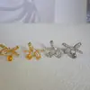 Diseño Elegante, Concepto de Moda, Collar de Perlas Color Sirena con Forma de Lazo, Regalo para Pareja, Aretes en Stock
