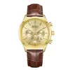 Relógio Masculino Multifuncional Fashionável Orsga com Calendário, Design Clássico Luminoso, Relógio de Pulso Quartz para Negócios Transfronteiriços Transmissão ao Vivo Fabricante