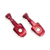 Ajustador de Corrente CNC de Liga de Alumínio Modificado para Motocicleta Yamaha LC135 V8 Decoração da Balança Traseira