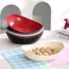 Prato de frutas estilo ins para sala de estar, bandeja para lanches e doces, plástico PP, prato de frutas secas de alta qualidade em formato de lingote para sala de jantar em casa, atacado