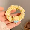 Laço de Cabelo de Ursinho Desenho Animado Intestino Delgado para Mulheres Doce Elástico Laço de Cabelo Acessórios de Cabelo Headwear para Prender Cabelo Tranças Anel de Intestino Delgado Atacado