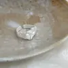 Anillo Minimalista de Zirconia Nicho Gama Alta Vintage Anillo para Dedo Índice Moda de Lujo Ligero Joyería Versátil