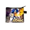 Nuevo Monedero de Sonic, Bolso Mini Corto para Niños, Bolso Casual de Alta Calidad para Estudiantes, Venta al por Mayor Transfronteriza