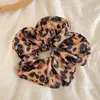 Goma para el pelo estilo perezoso coreano con lazo, Accesorio para el pelo de cola de caballo baja estilo bosque, Scrunchie de tela para mujer, Banda elástica para el pelo