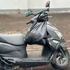 Bolsa para casco de tela Oxford antirrobo impermeable para motocicleta vehículo eléctrico con cerradura bolsa para casco bolso de mano bolsa de almacenamiento