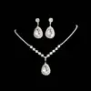 Collar de Perlas de Moda Popular Transfronterizo para Mujer, Joyería de Novia, Pendientes, Accesorios de Cadena para Clavícula de Lujo de Gama Alta de Nicho