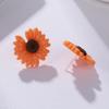 Novos brincos de margarida com pino de prata s925 2020 brincos de flor crisântemo simples para celebridade da internet frescos ins joias para mulheres