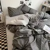 Conjunto de quatro peças de algodão lavado, veludo de leite, quente, amigo da pele, flanela, mais veludo, roupa de cama quente, vendas diretas de comércio exterior transfronteiriço, atacado
