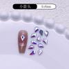 Joias de Diamante para Nail Art de Formato Especial com Fundo Plano Diamante Branco Transparente Super Brilhante Cor AB Acessórios de Diamante para Nail Art Diamante para Unhas Vestível