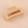 Pinza para el pelo grande mate transfronteriza para mujer, pinza cuadrada para el pelo, pinza de tiburón para la parte posterior de la cabeza, accesorio para el pelo al por mayor