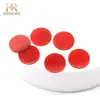 Venta Directa de Fábrica de Accesorios Redondos de Ágata Roja Natural de Doble Cara para Joyería, Accesorios de Jade, Piezas Redondas de Calcedonia Roja de Ágata
