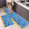 Tapete de cocina fresco de estilo americano, manta de noche, alfombra larga, tapete para puerta de entrada, tapete de corte completo, exportación transfronteriza
