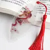 Estilo Chinês estilo antigo folhas nervura da folha marcador de página criativo requintado presente para professores e colegas de classe recompensa material escolar para estudantes