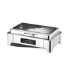 Estufa hidráulica para buffet de acero inoxidable 304, estufa aislada, estufa de desayuno para buffet con calefacción eléctrica visible, olla aislada, estufa de buffet