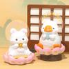 Xiqi Loto meditación descompresión artefacto pequeña decoración escritorio de oficina lindo curativo muñeca decorativa regalo mayoreo