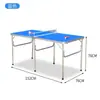 Mesa de Tênis de Mesa para Casa Interna para Uso Doméstico Dobrável Mini Simples Móvel Portátil Pequena Mesa de Tênis de Mesa
