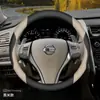 Aplicável para Capa de Volante Nissan Sylphy 14 Sylphy Clássico Teana Tiida Sunny Qashqai Capa de Guidão de Carro