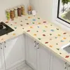 Pegatinas a Prueba de Aceite para Cocina Dibujos Animados Pared Ignífugas Impermeables Resistentes a Altas Temperaturas Película para Estufa Autoadhesiva Gabinete Encimera Prueba de Humedad