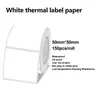 Papel Adhesivo Térmico de Color para Etiquetas, Papel Circular