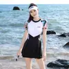 Trajes de Baño en Oferta para Mujer, Trajes de Baño de Nuevo Estilo Anti-Vergüenza, Cubre-Traje para Vacaciones en la Playa y Aguas Termales, Trajes de Baño Adelgazantes para Entrenamiento de Natación, Venta al por Mayor