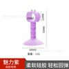 Nova tampa de porta de silicone vaso sanitário anti-colisão porta almofada mudo porta Stall porta Stopper dispositivo de sucção quarto Punch-free parede sucção