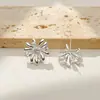 Pendientes de Tachuela de Fuegos Artificiales Sencillos de Moda Versátiles de Metal Joyería de Diseño de Nicho de Gama Alta