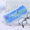Serie de Impresión Digital caja para gafas de sol de inyección de tinta excelente calidad Almacenamiento cuadrado cuero LOGOTIPO personalizado caja de espejo para estudiante