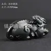 Adorno de Mano de Pixiu de Jade de Hotan, Xinjiang, Pieza de Mano de Concha de Tortuga Dragón de Jade Verde Fino, Suministro para Transmisión en Vivo