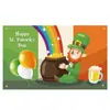 Calle Transfronteriza. Banner de Fondo del Día de San Patricio Personalizado Tema de Fiesta Irlandesa Atmósfera Escena Diseño