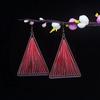 Aretes Turquesa Bohemios Europeos y Americanos Retro Búho Geométricos Atrapasueños Pluma Borla Aretes Mujeres