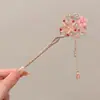 Grampo de Cabelo para Mulheres, Novo Estilo Chinês, Grampo de Cabelo de Nicho de Alta Qualidade, Estilo Antigo Cool e Elegante, Grampo de Cabelo com Borla Hanfu, Acessório de Cabelo