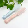Pente com Almofada de Ar para Menina de Desenho Animado, Pente Massageador Portátil, Pente para Alisar e Estilizar Cabelos, Pente Curvo para Cachear Cabelos