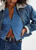 2026 Moda de Verano para Mujer Nuevo Cuello Redondo Ajustado Color Sólido Texturizado Manga Corta Cárdigan Top