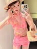 Nuevo traje de baño para mujer 2026, conjunto de tres piezas, estilo puro y seductor, adelgazante y disimulante, para mujeres con poco busto, ideal para vacaciones en la isla
