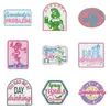 Bar Imagen Principal Parche Bordado de Mezclilla Parche Rosa de Niña para Bolsos Chaquetas Decoración Logo Bordado por Computadora Coche Deportivo