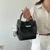 Bolso Cubo de Moda Estilo Coreano para Mujer 2026 Nuevo Versátil de Nicho Bolso de Hombro Cruzado de Mano Bolso Elegante y Sencillo