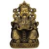 Estatua de Buda de cobre puro Jishanyuan Yuanbao, Dios de la Riqueza, adornos, regalo de apertura, venta al por mayor, 0538